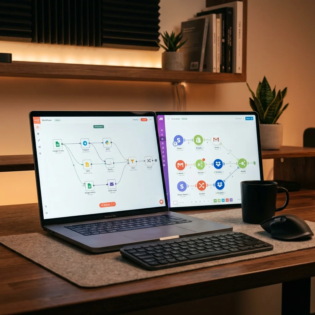 Cómo Crear una Agencia de Automatización con n8n y Make en LATAM (De $0 a $1,000 USD/mes)