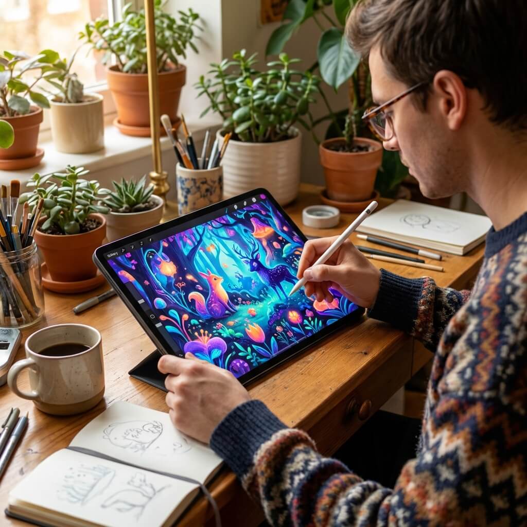 Curso de Ilustración en Procreate